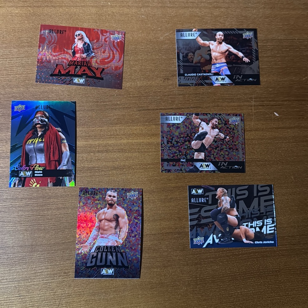 AEW Allure Wrestling Trading Cards Set